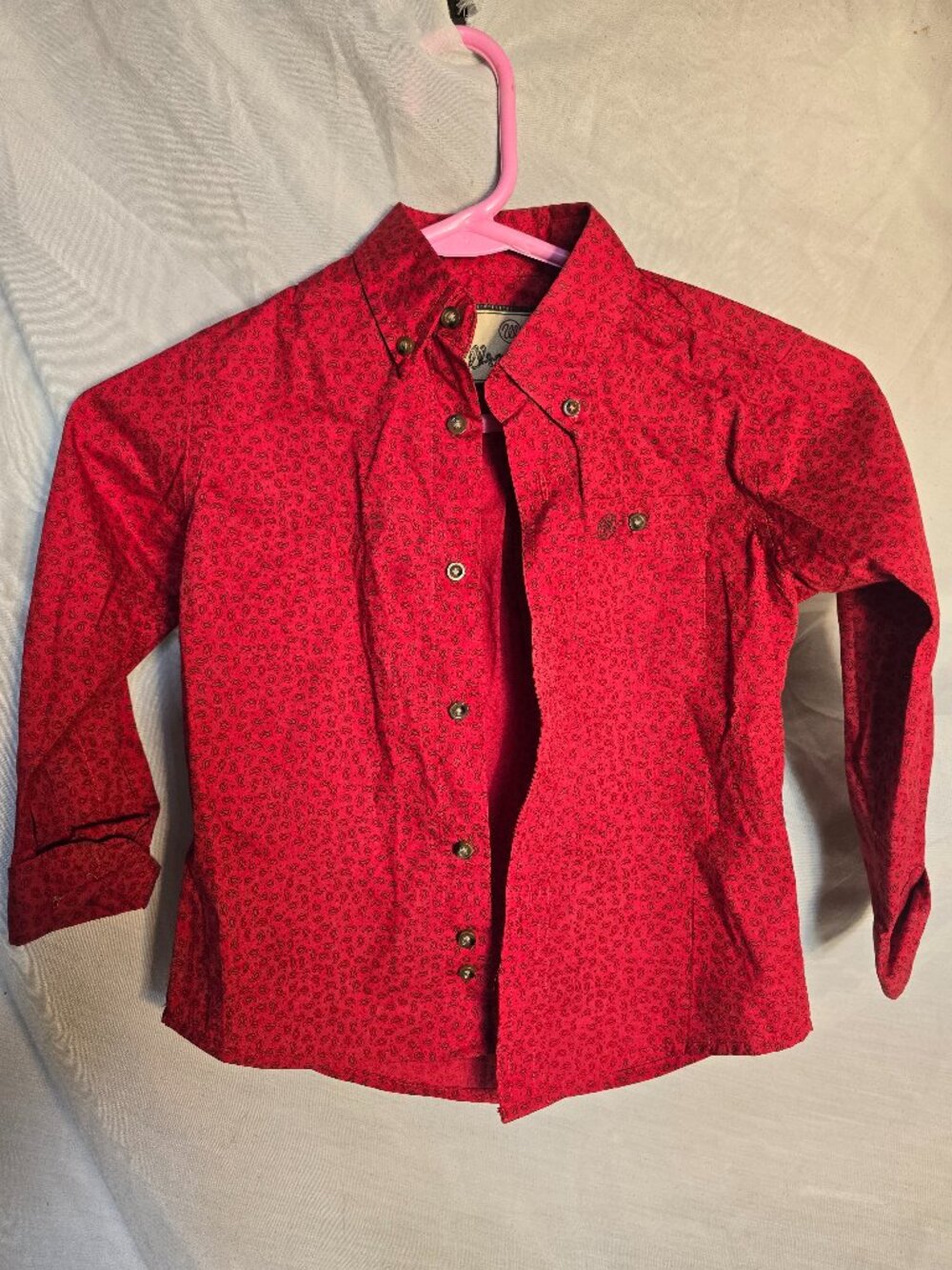 Wrangler sz xs dress shirt for young boys